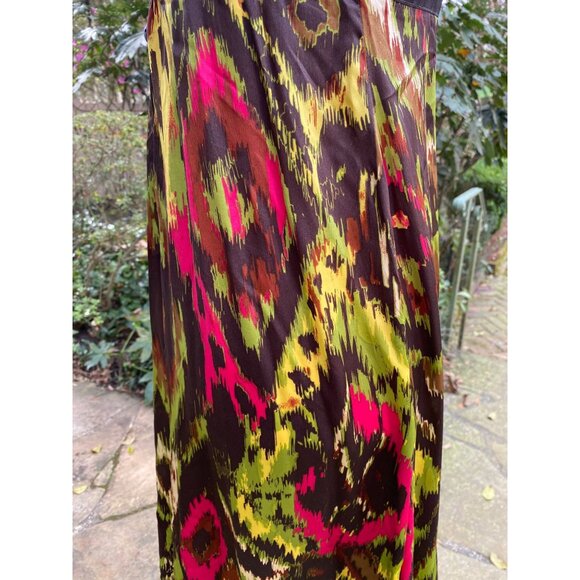 Silk Maxi Dress, Silk Dress, Festival Dress, Boho Maxi Dress L - Picture 4 of 8